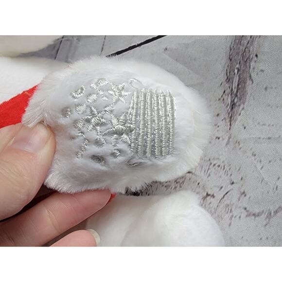 Russ Berrie 12in Snowberry the Snowman Plush Stuffed Animal White Christmas Toy - Picture 3 of 7